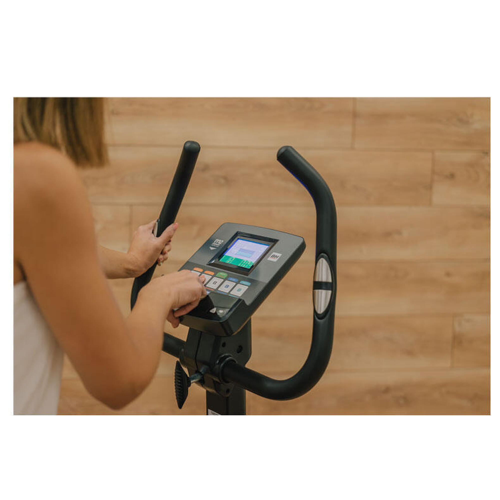 Berlin Connect Hometrainer - Kinomap,Zwift - vliegwiel 9kg - LED monitor