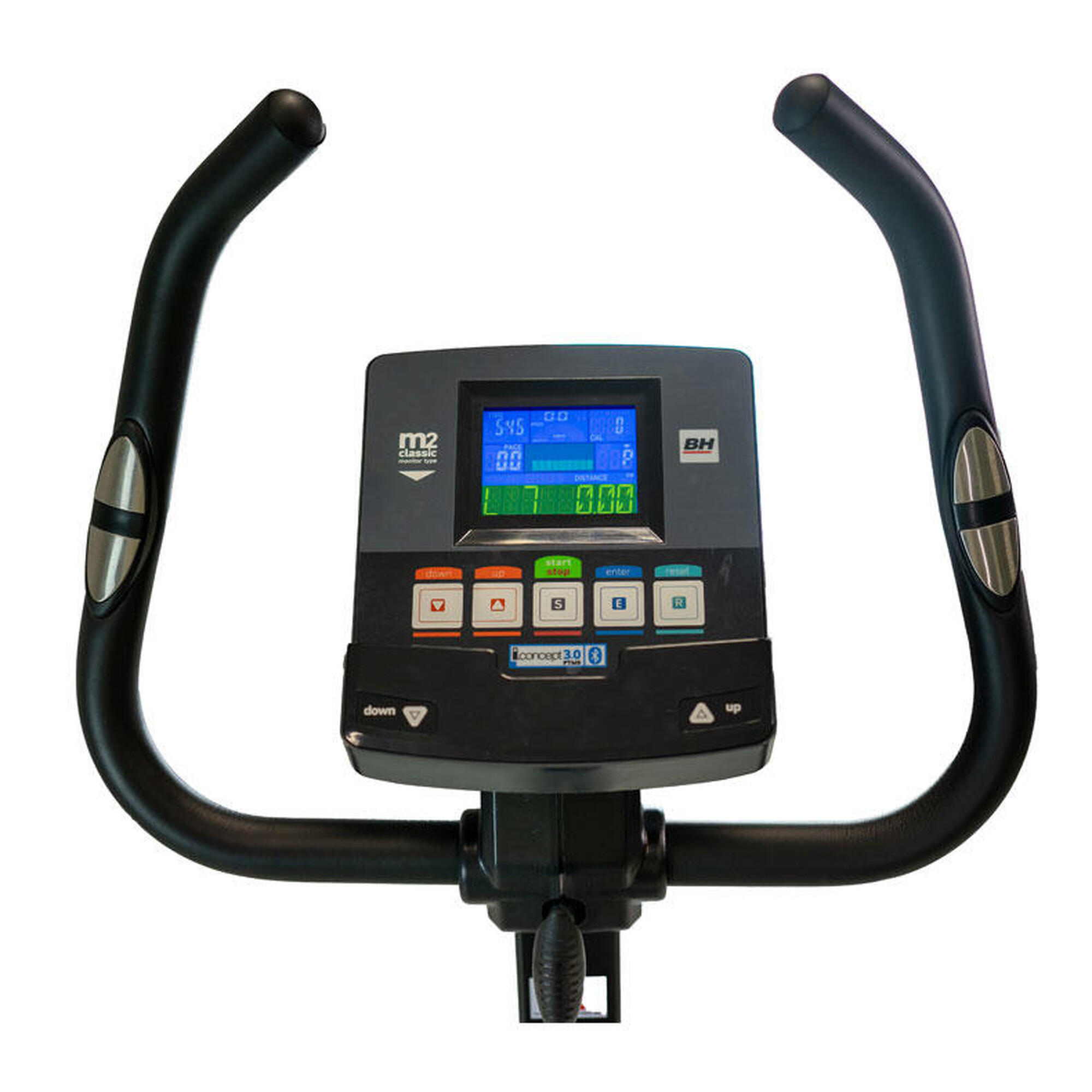 Berlin Connect Hometrainer - Kinomap,Zwift - vliegwiel 9kg - LED monitor