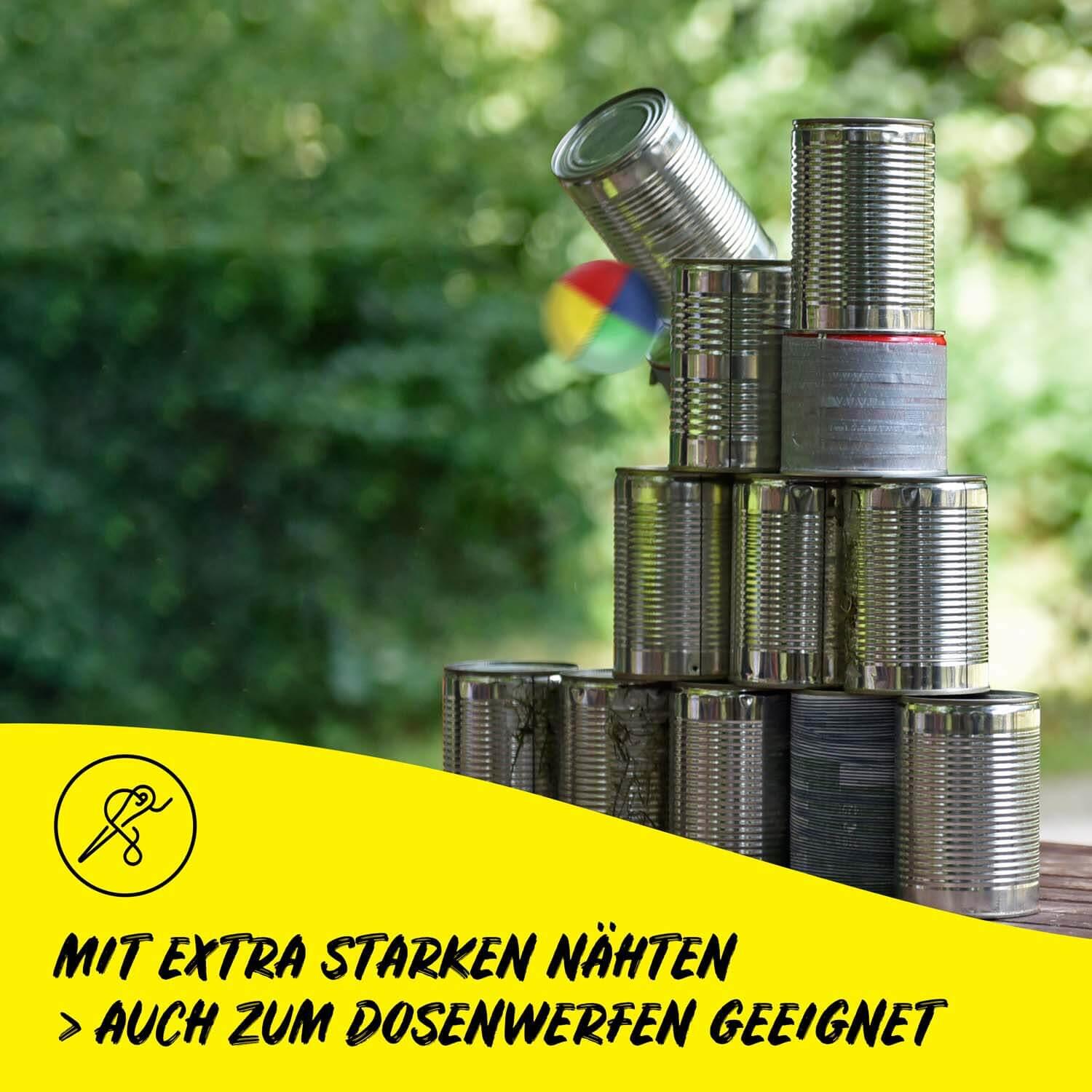 Jonglierbälle 3er Set (vierfarbig), Ø 62mm, 100g - Juggling Balls, Jonglierball 6/7