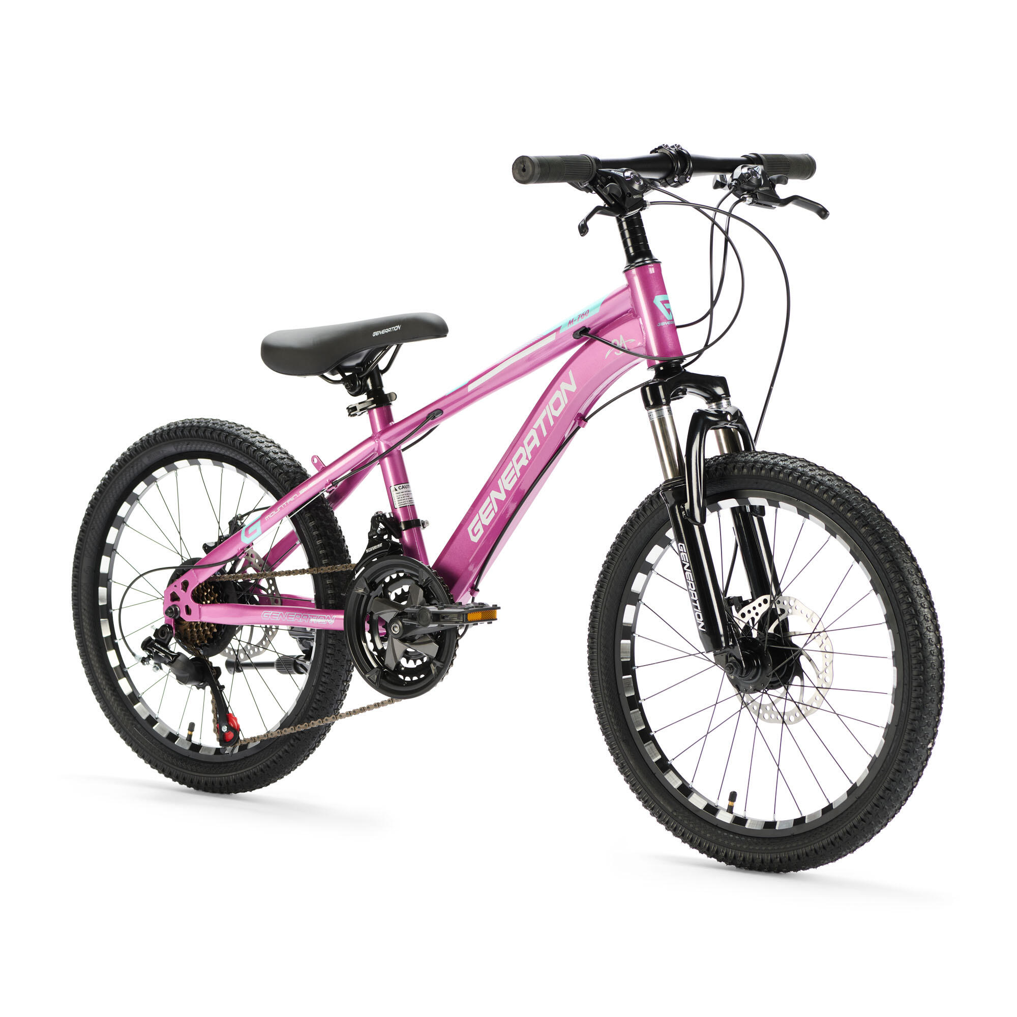 Generation M-760 mountainbike 20 inch - Roze 3/4