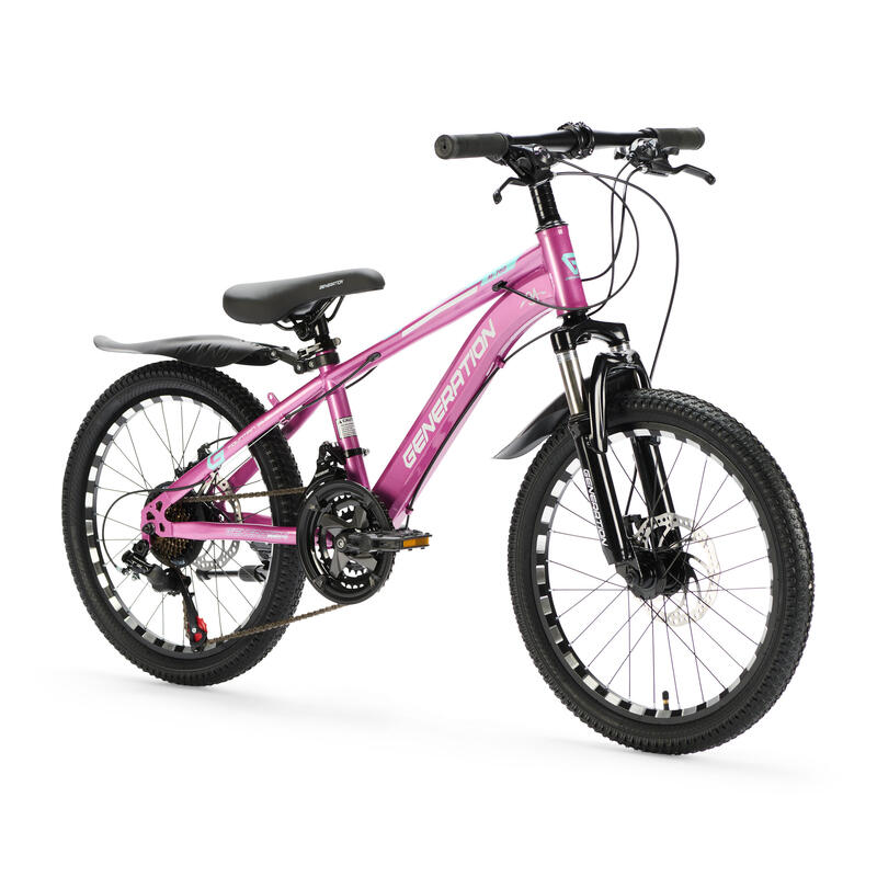 Generation M-760 mountainbike 20 inch - Roze - Spatborden