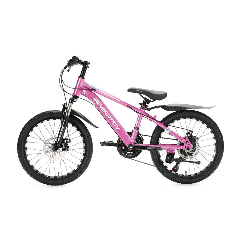 Generation M-760 mountainbike 20 inch - Roze - Spatborden