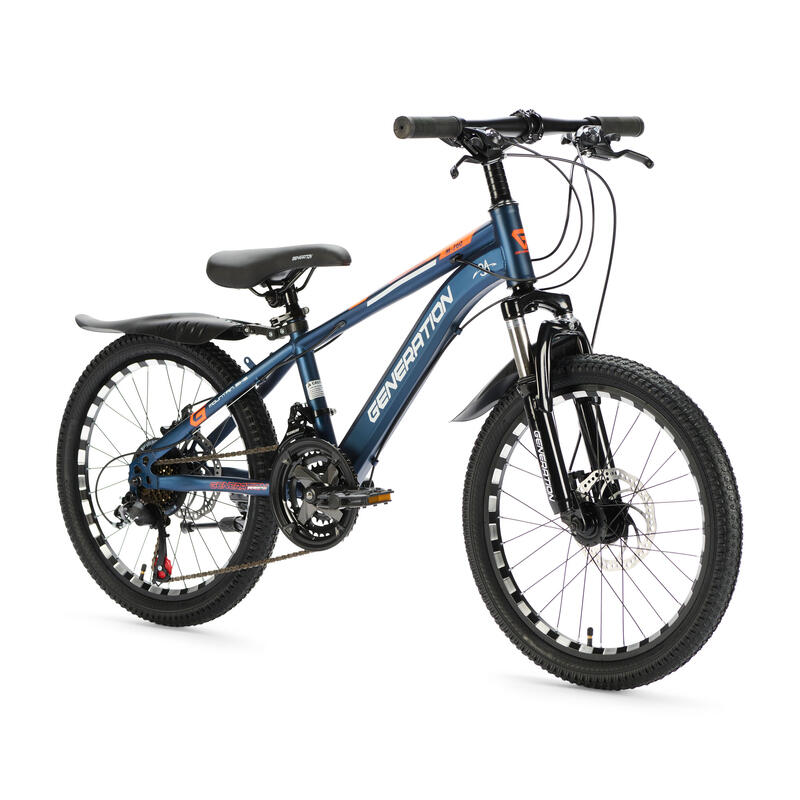 Generation M-760 mountainbike 20 inch - Blauw - Spatborden