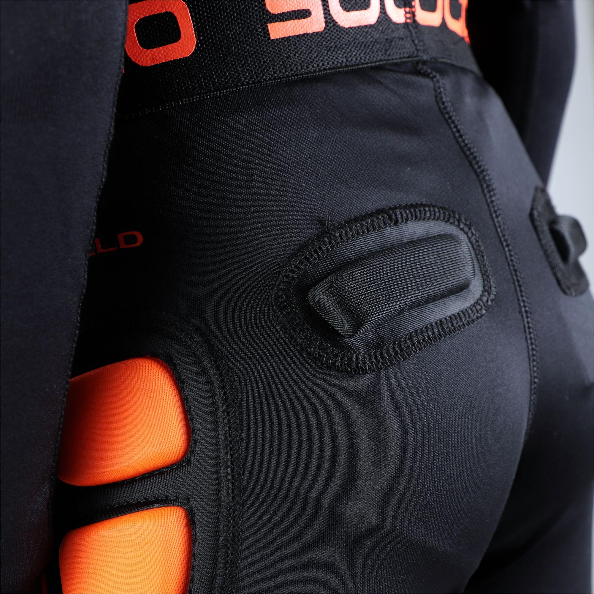 Pantaloncino da portiere con protezioni Impact Shield Ho Soccer Bambino Nero 3/7