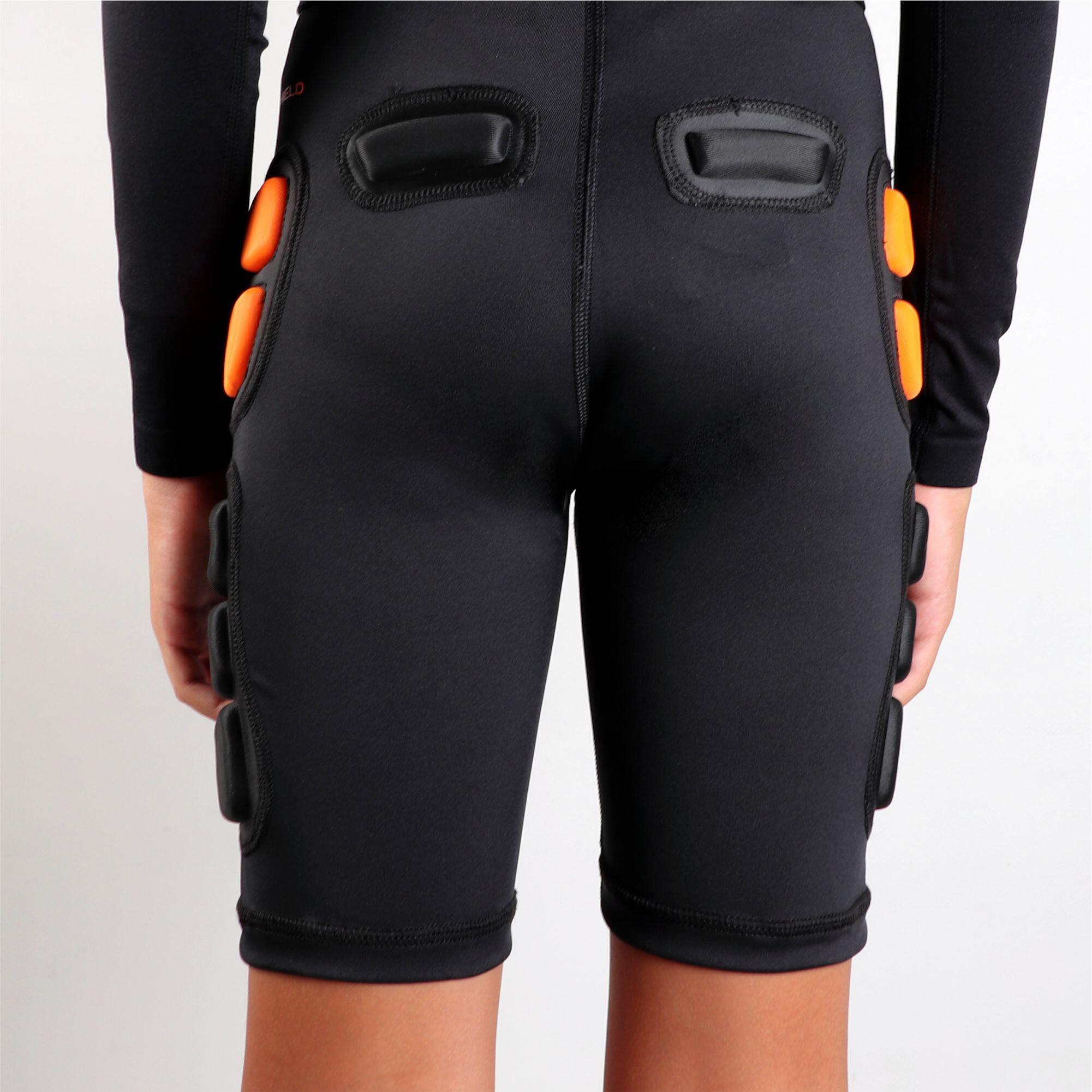 Pantaloncino da portiere con protezioni Impact Shield Ho Soccer Bambino Nero 5/7