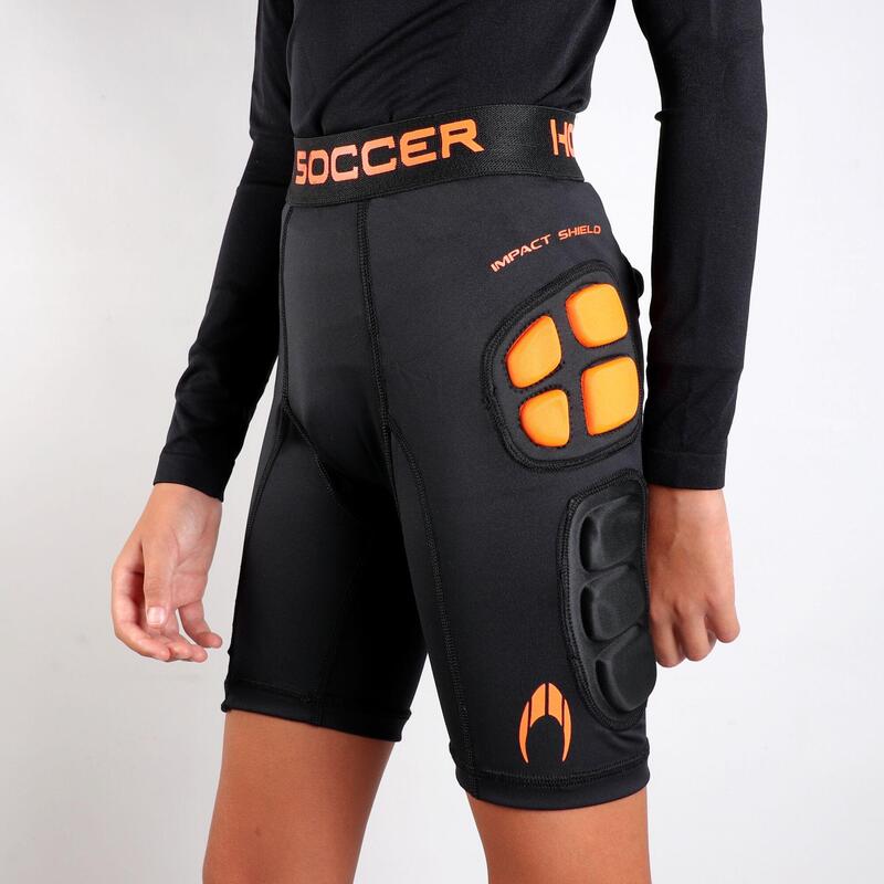 Pantalón corto de portero con protecciones Impact Shield Ho Soccer Niño Negro