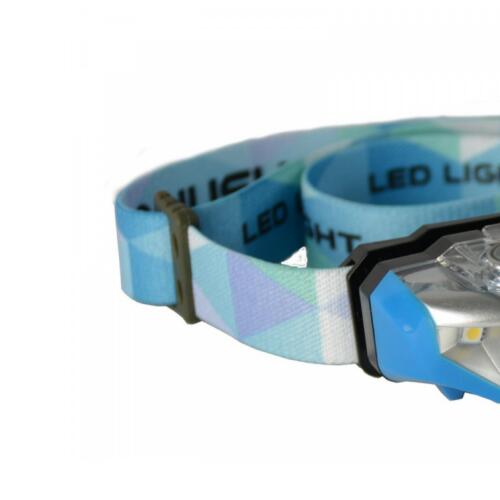 Lampe frontale  sur pile AA Selma 140 lumens - Bleu