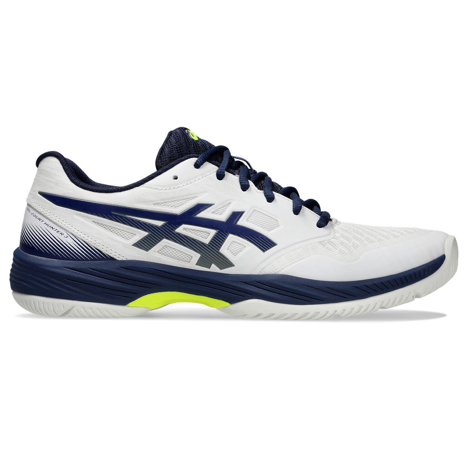 ASICS Zapatillas Indoor Hombre- ASICS Gel Court Hunter 3 - White/Blue Expanse