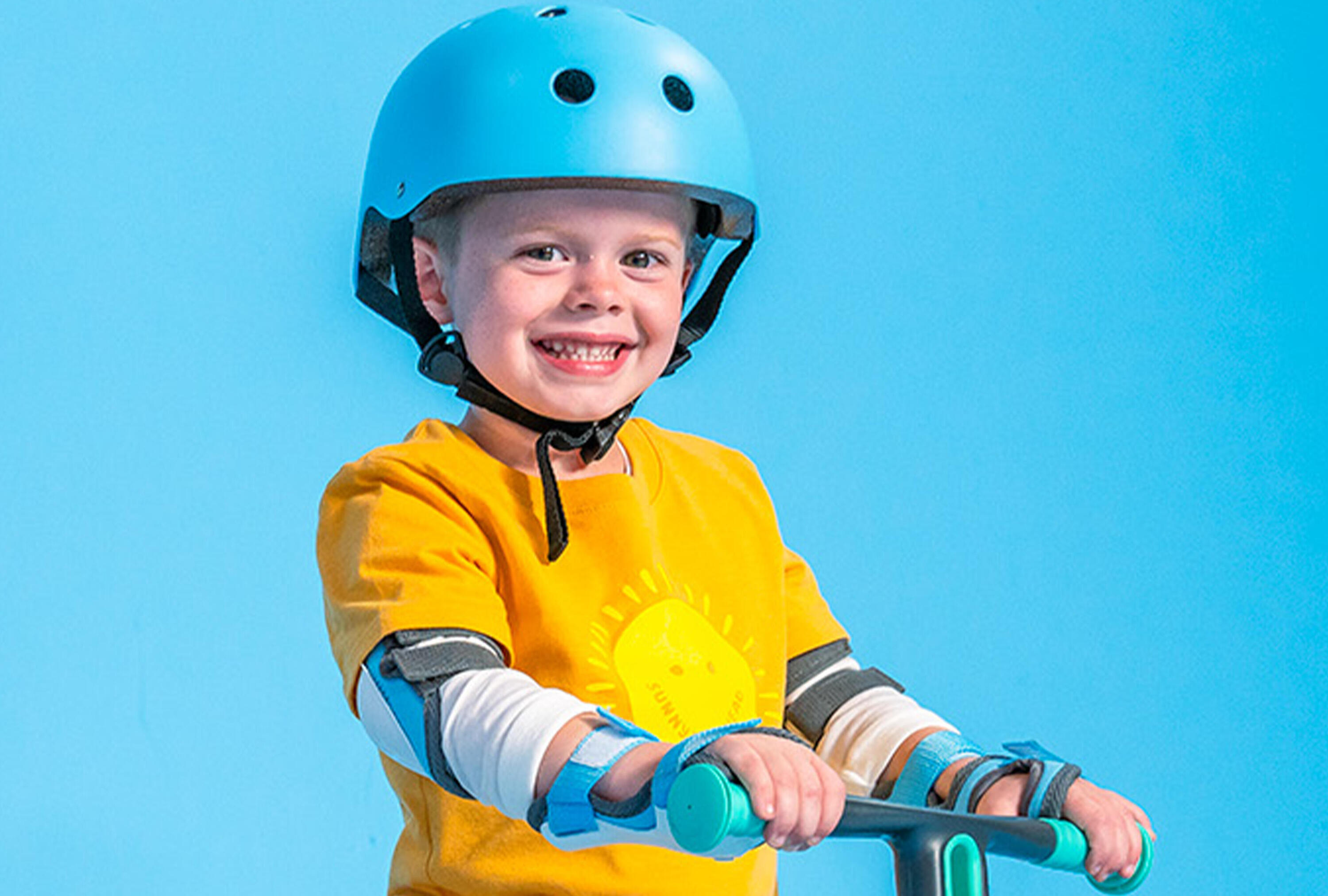 CASCO PEQUEÑO ADAPTABLE PARA NIÑOS YVOLUTION AZUL 4/5