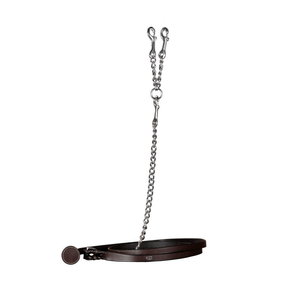 Leather riding lanyard with chain Dy'on