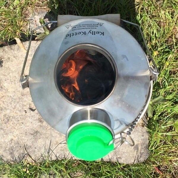 Kelly Kettle Medio 'Scout' 1,2litri - Acciaio inox 2/6