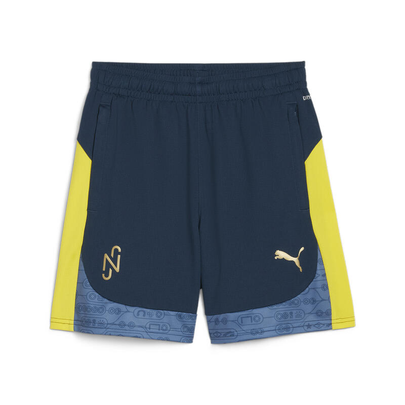 Neymar JR "BNA" trainingsshort voor jongeren PUMA Marine Blue Pelé Yellow