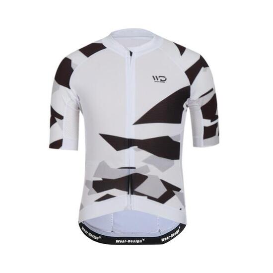 Maglia da ciclismo CAMO Bianco/nero