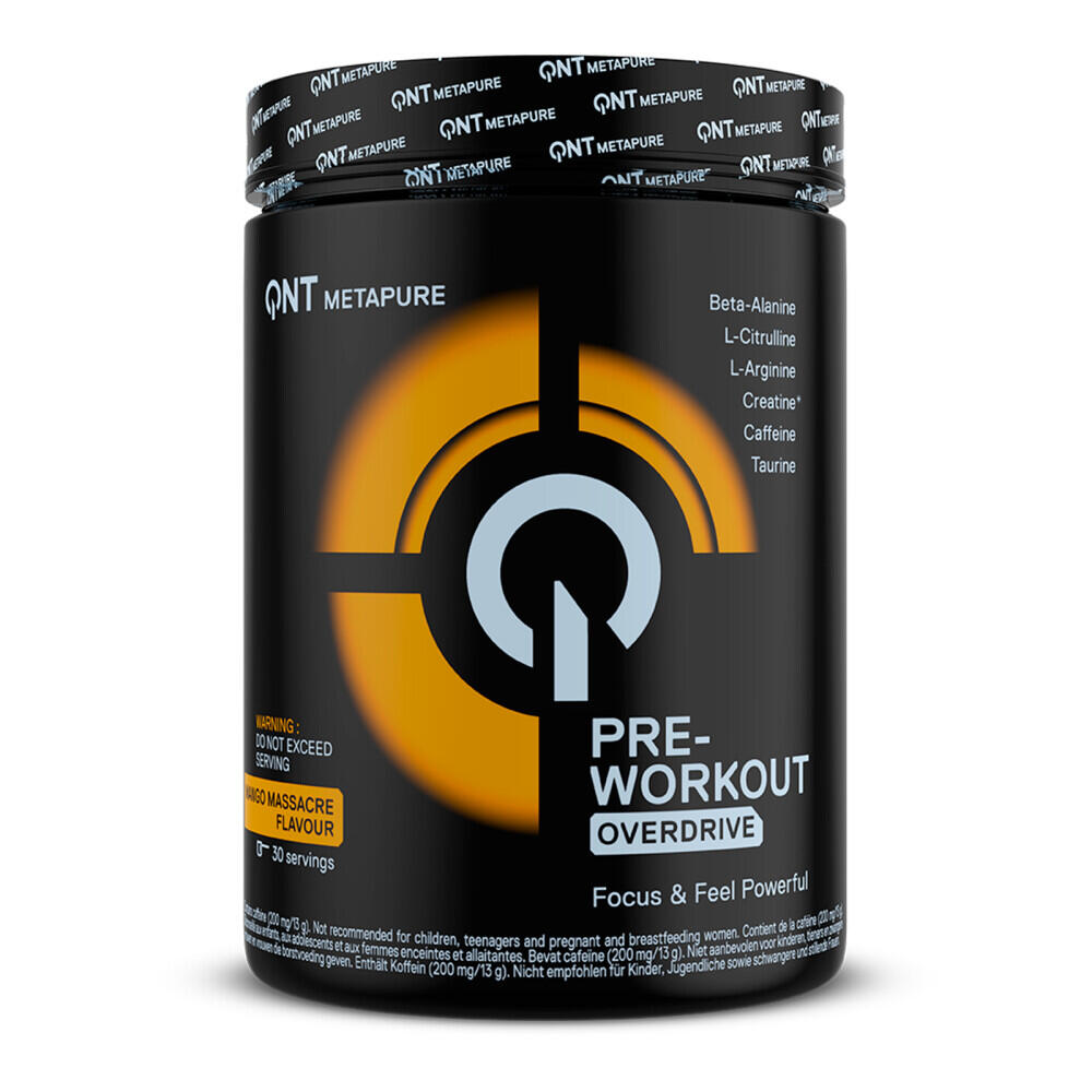 QNT Pre-workout - Pre-workout Overdrive (390g) - Mango
