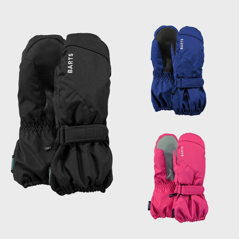 Vero pelle di Pecora Montone Guanti a Manopola Unisex Marroncino