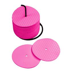 Lot de 24 petits disques de marquage Rose