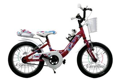 Meisjesfiets canellini venere 16" baby bunny - fuchsia