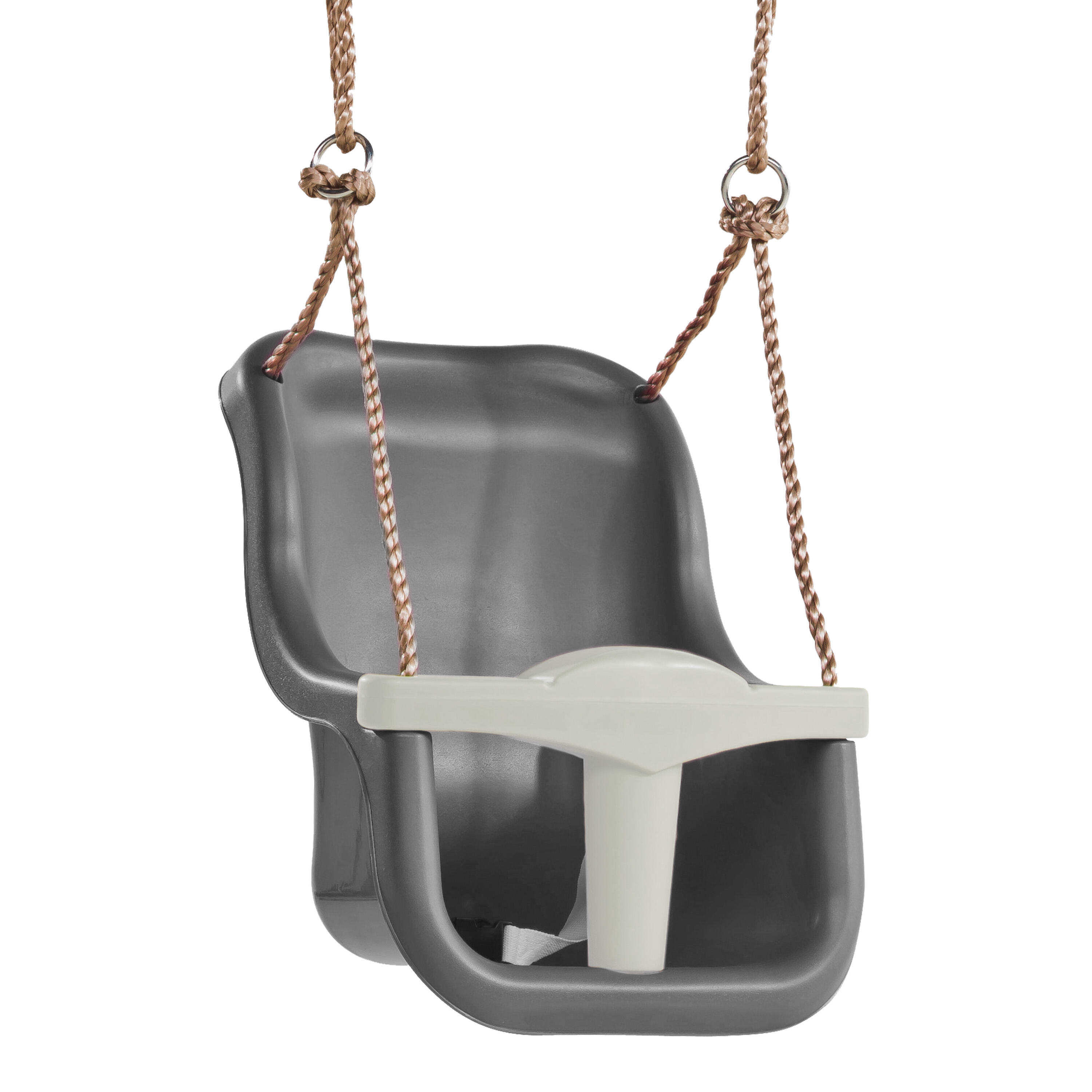 Siège Balançoire bébé, +9mois, Gris/Blanc 2/3