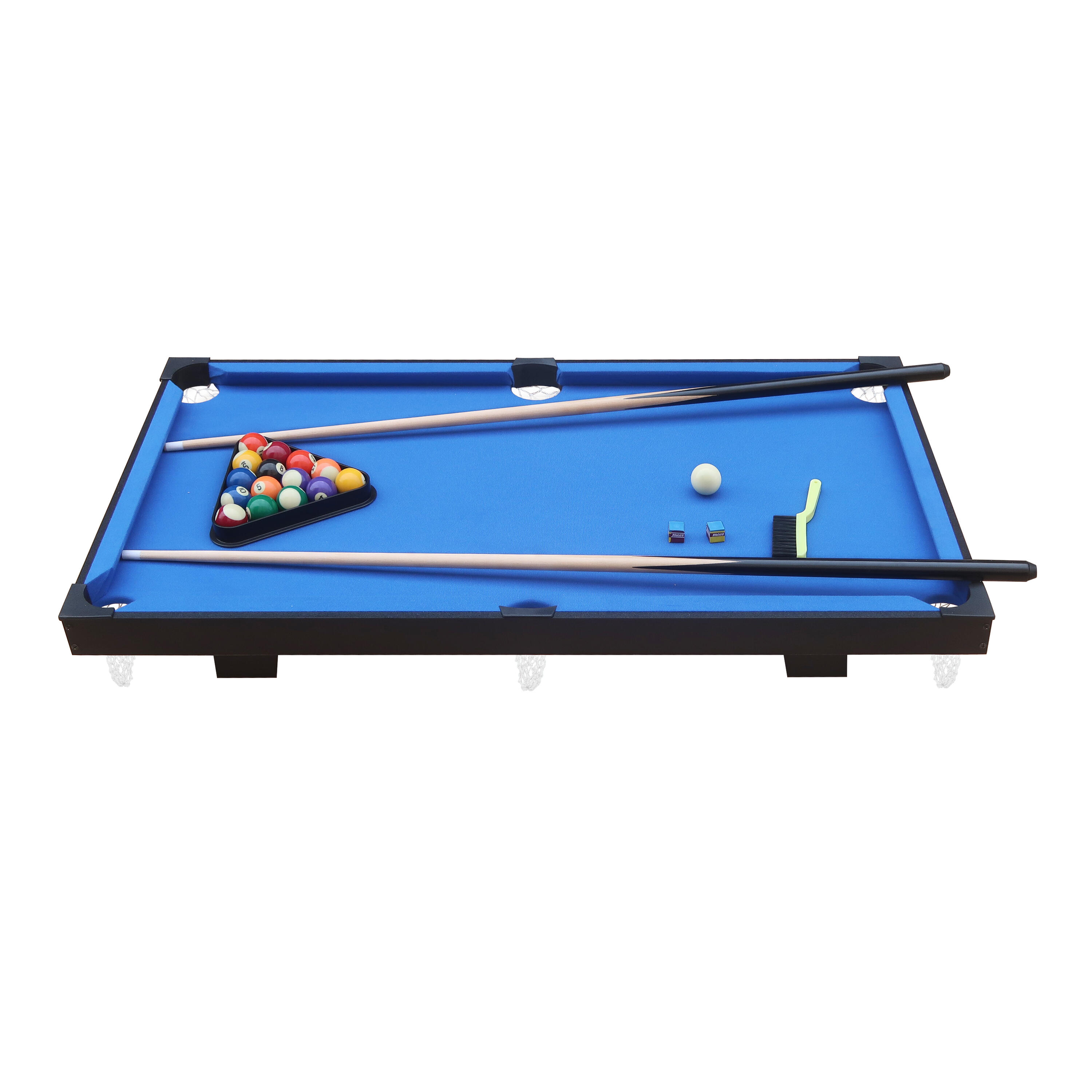 Cougar - Mini Pooltafel Draagbare zwart/blauw | 110 x 56 cm 4/7