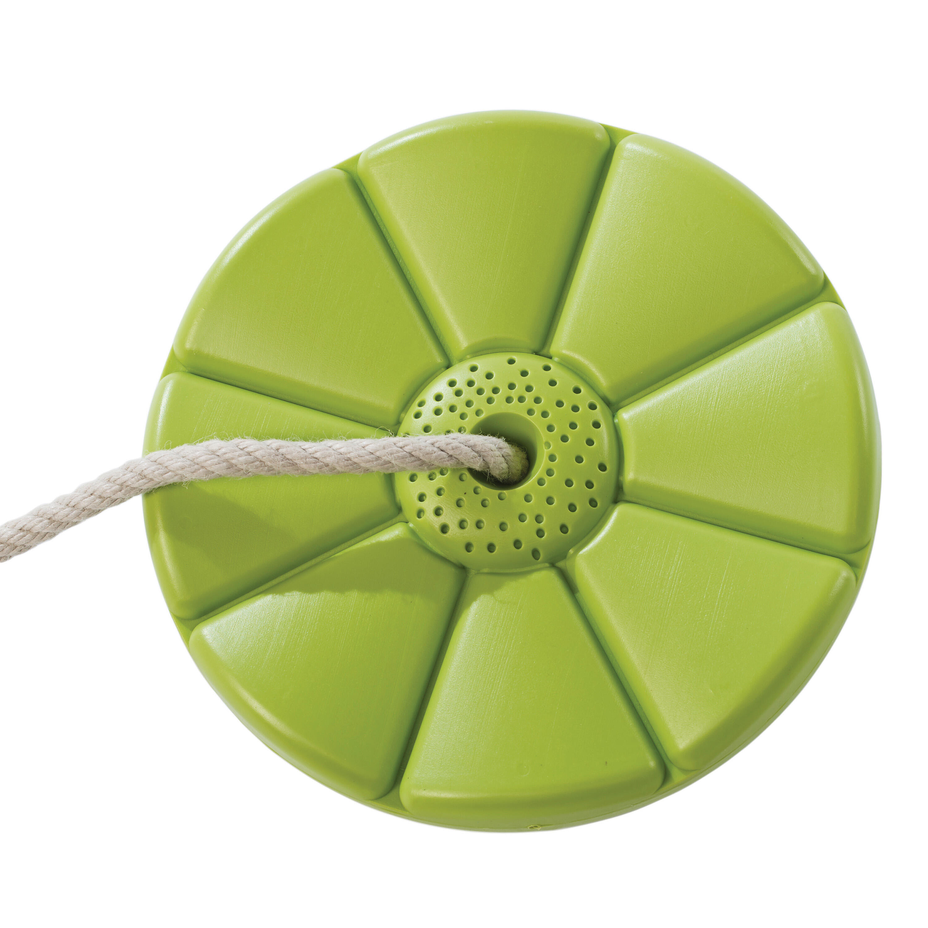 Siège Balançoire ronde en plastique Vert Citron 2/4