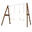 AXI 4-in-1 SportsFun, balançoire, football, volley-ball, tennis, Marron/Blanc