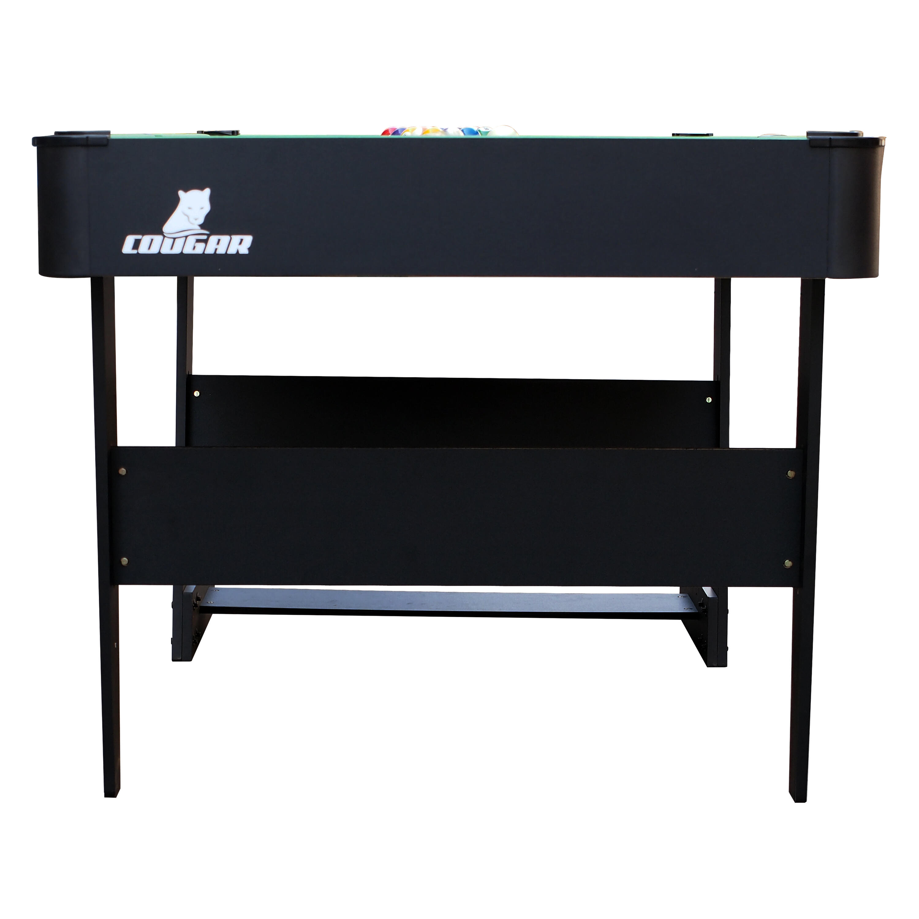 Cougar Hustle XL Pooltafel opklapbare 6ft, Zwart/Groen, 40kg 3/7