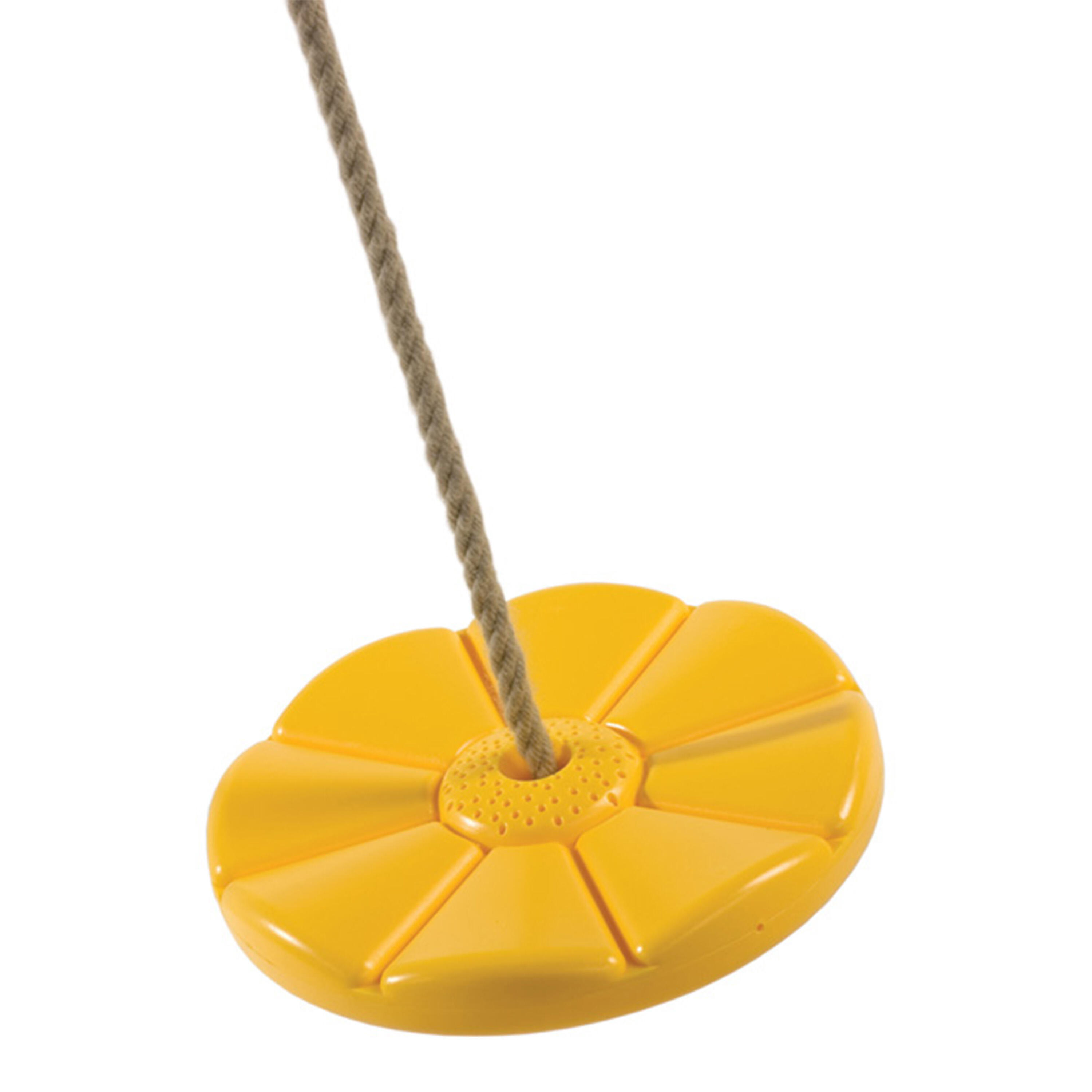 Siège Balançoire ronde en plastique Jaune 2/5