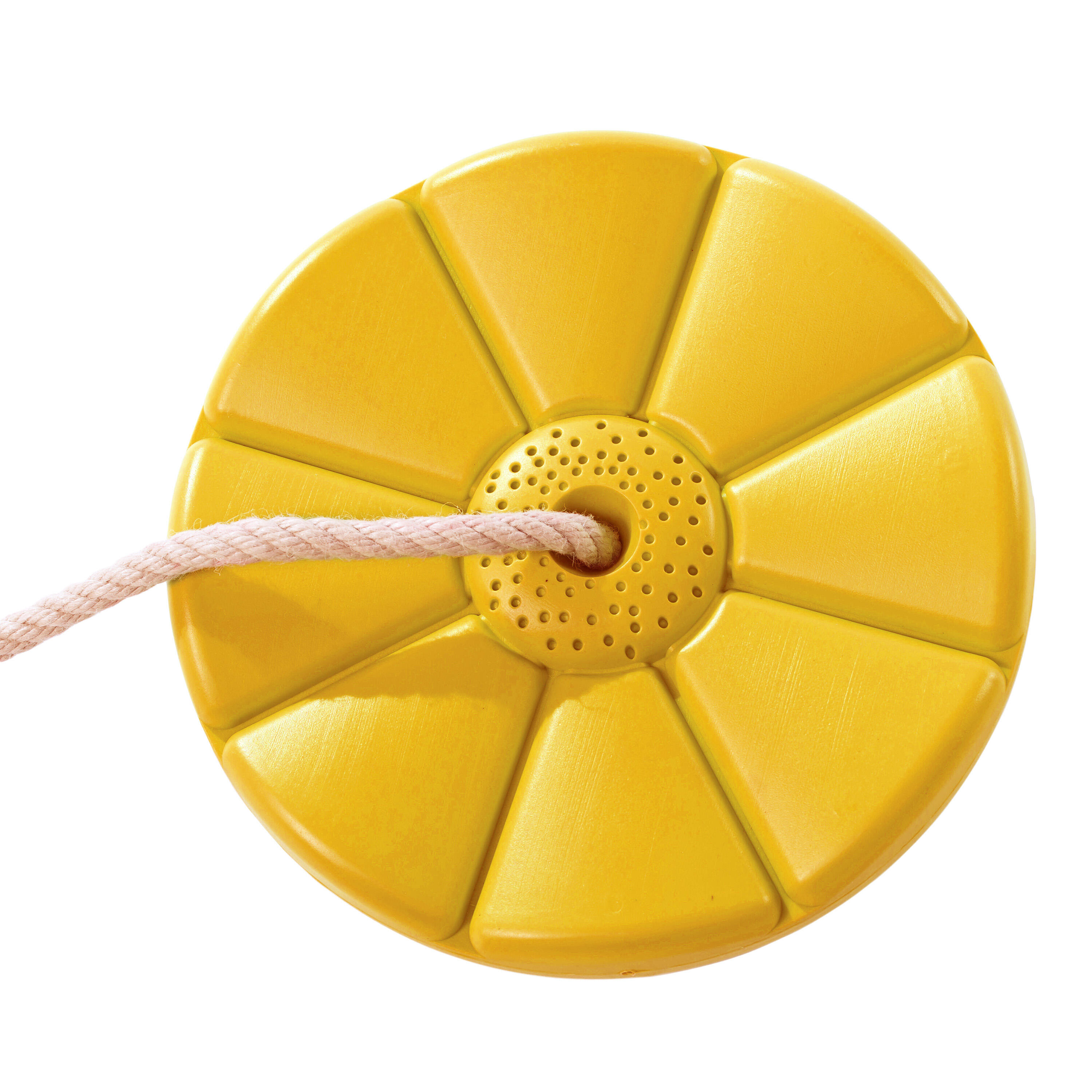 Siège Balançoire ronde en plastique Jaune 3/5