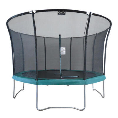 AXI Denver Trampolín redondo con red - Ø 366 cm en verde, sobre patas