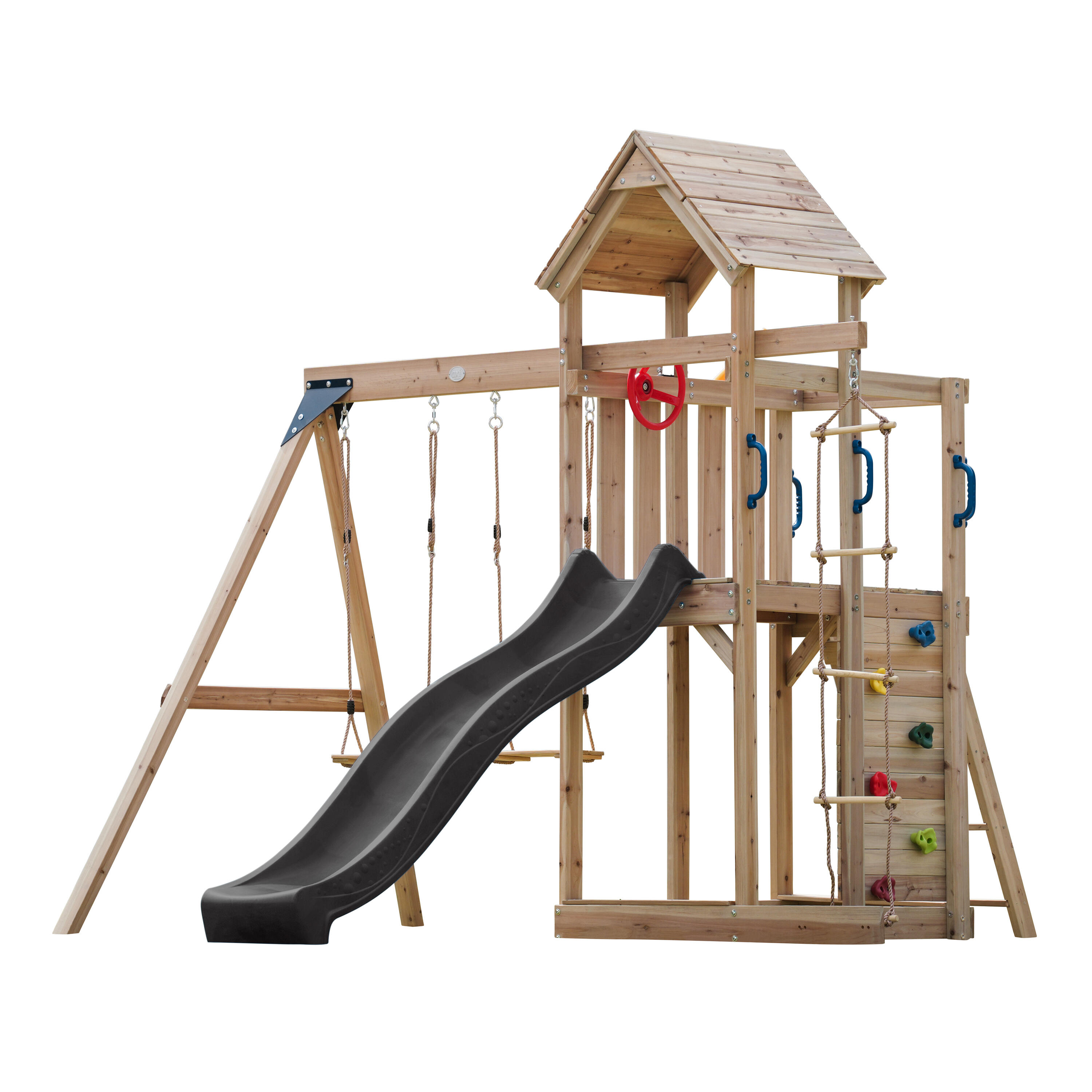 Balançoire disque avec corde à grimper - small foot - les jouets en bois Balançoire disque avec corde à grimper - small foot - les jouets en bois