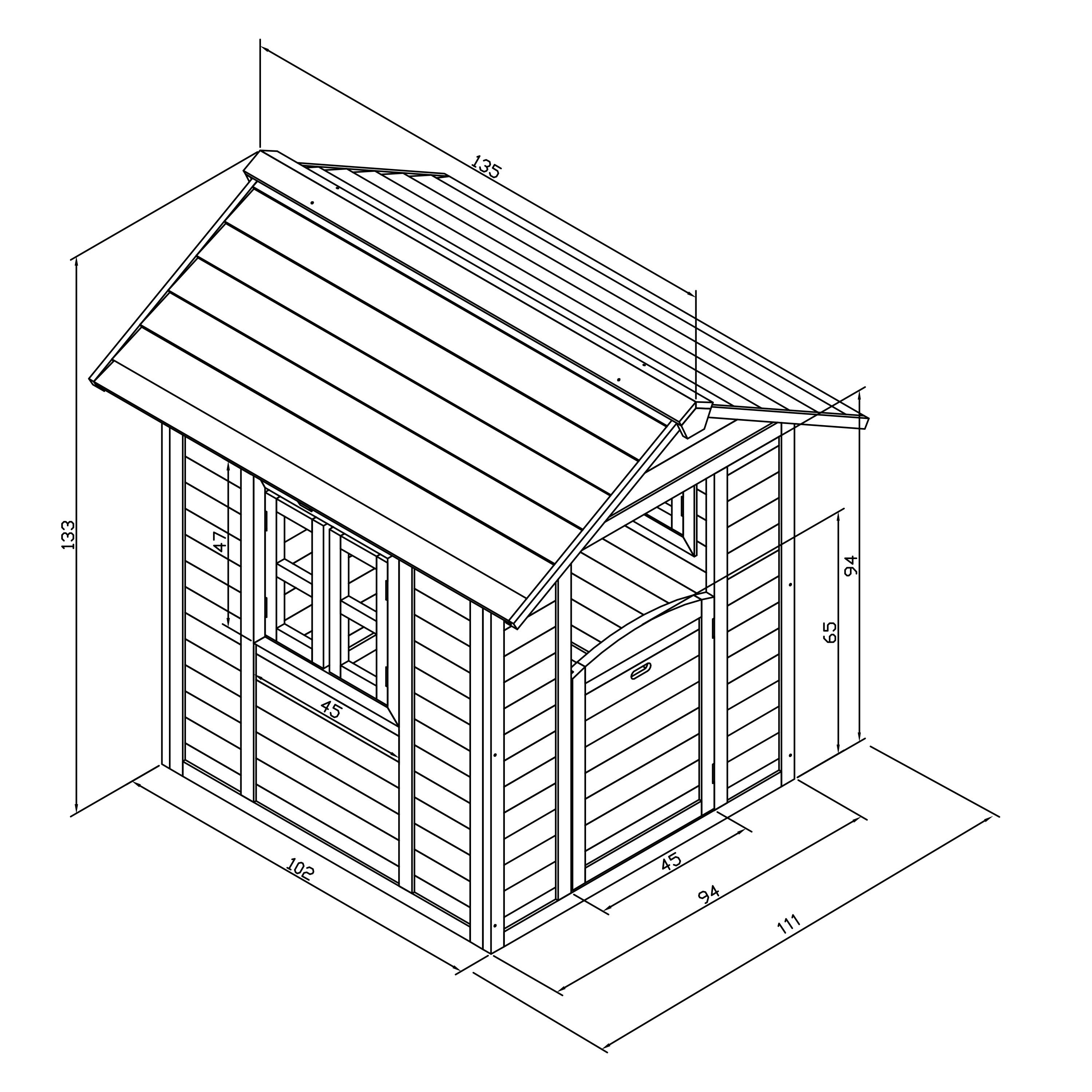 Lodge Speelhuis in Wit, FSC-Hout 4/7