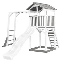 Aire de jeux Beach Tower Grise/Blanche, Escalade, Toboggan Gris