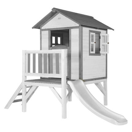 Domek dla dzieci AXI Beach Lodge XL, zjeżdżalnia, drewno FSC