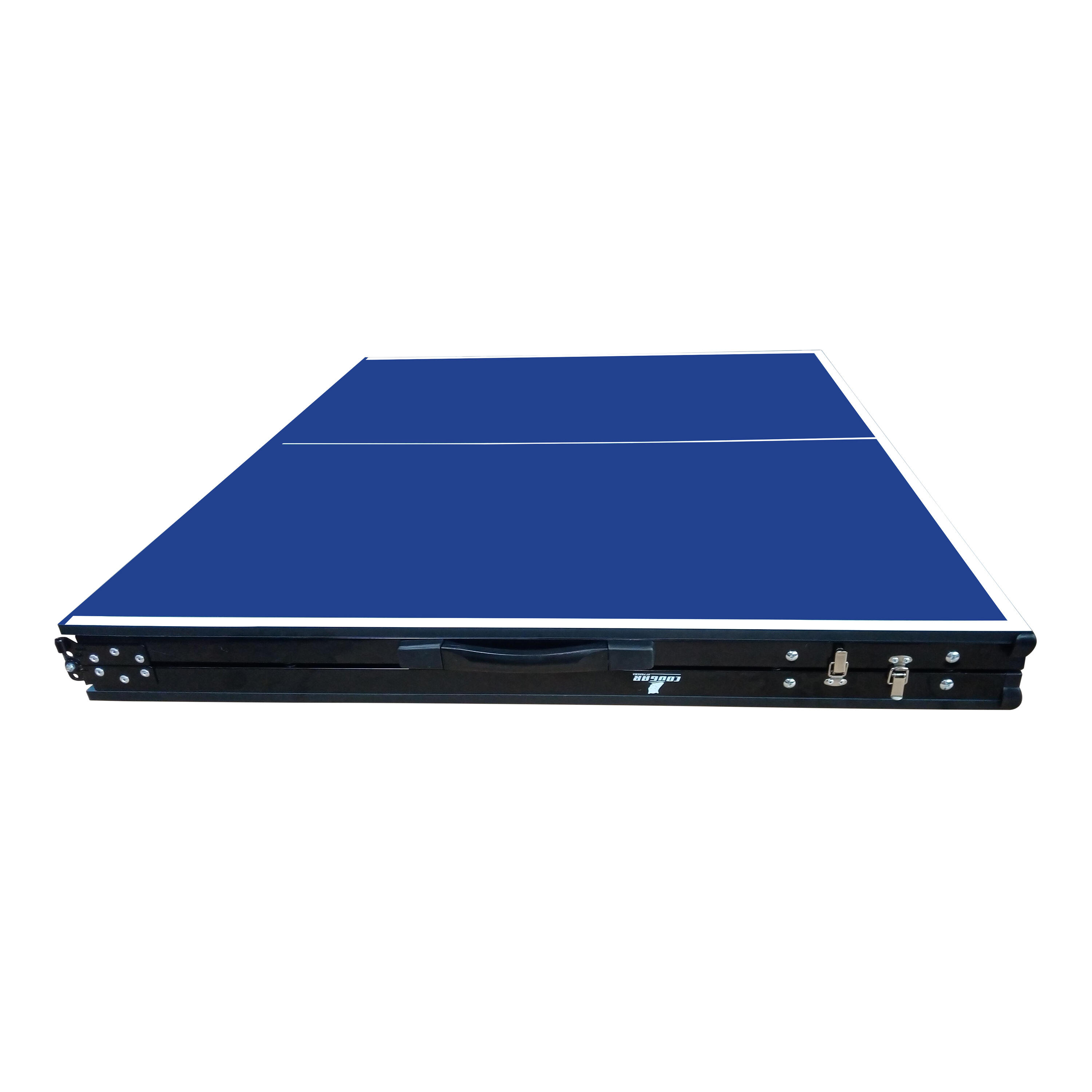 Tavolo da ping pong portatile, Midi 1800, alluminio, protezioni angolari, blu 5/6