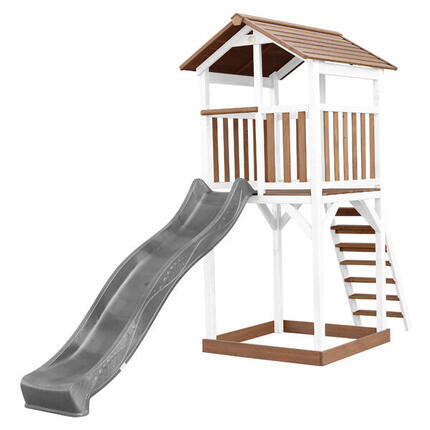 Plac zabaw AXI Beach Tower, zjeżdżalnia i piaskownica