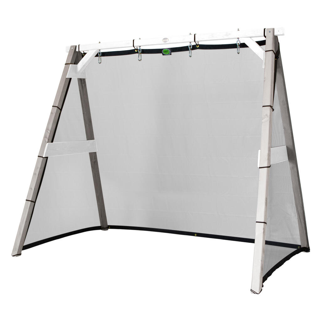 Football, Swing, Volleyball, Tennis, 4-in-1 Sports Fun, Grey/White