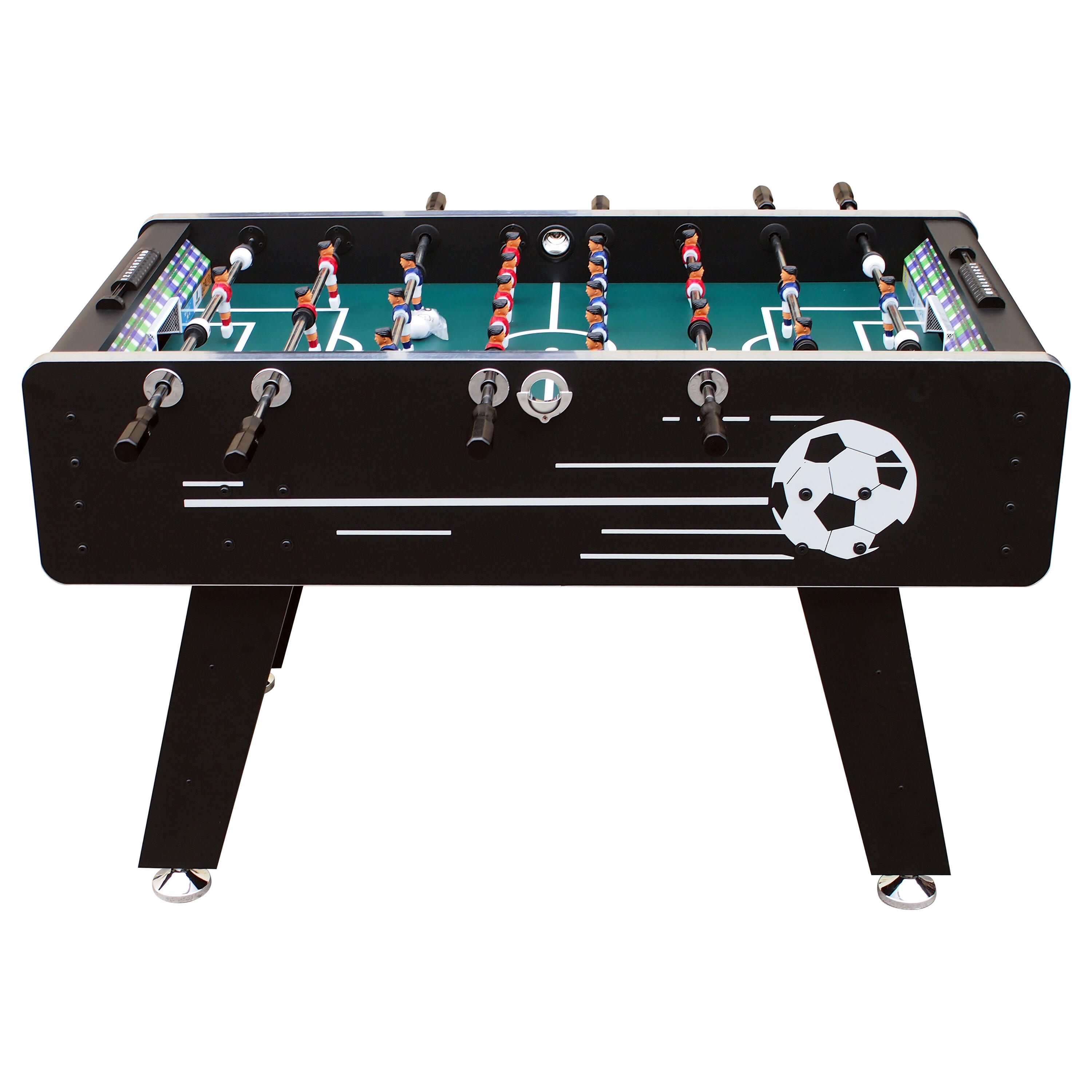 Cougar Arena TS Voetbaltafel , Zwarte, 4 ballen & scoreteller 2/7