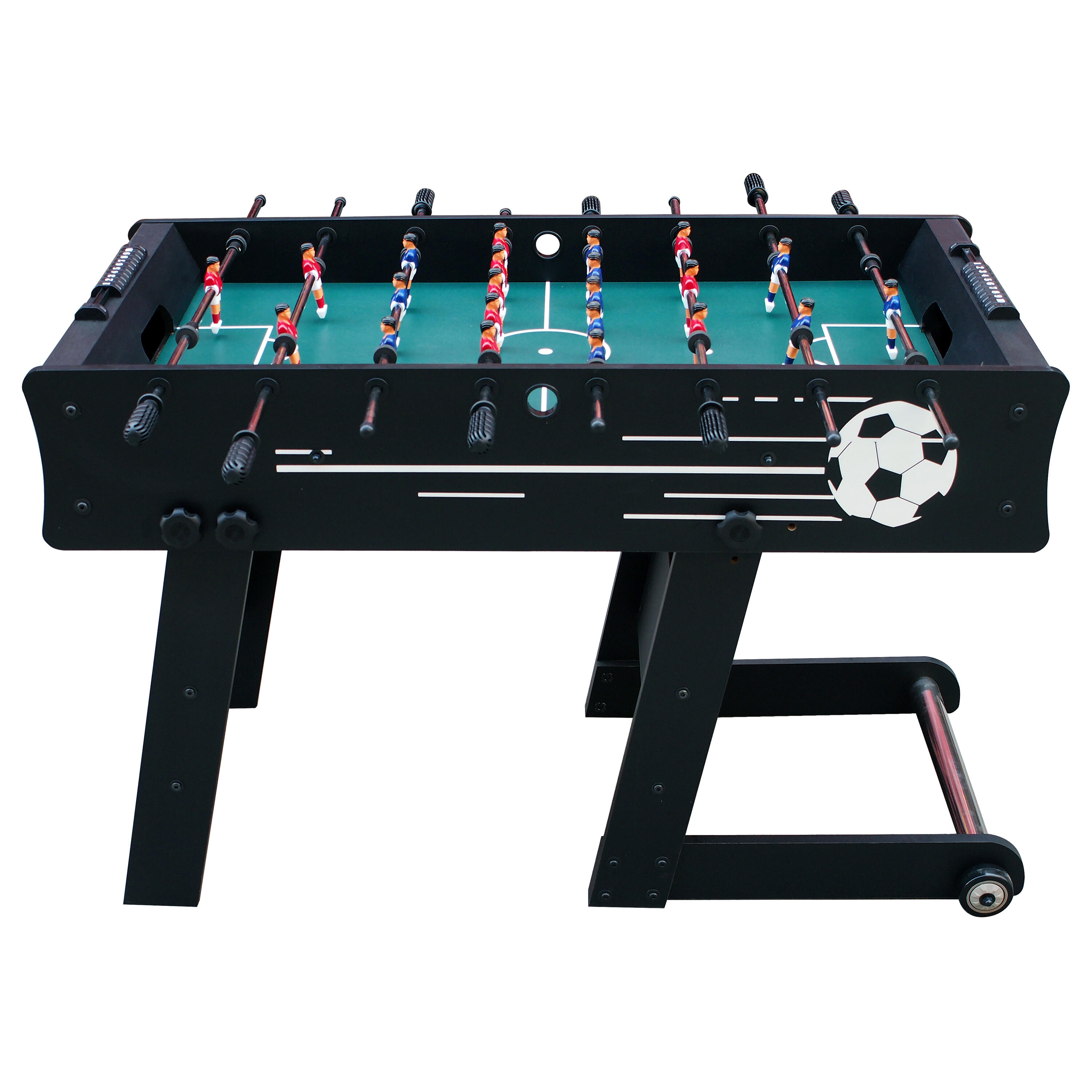 Futbolín plegable, 2 pelotas y marcador, Scorpion Kick, negro 5/7