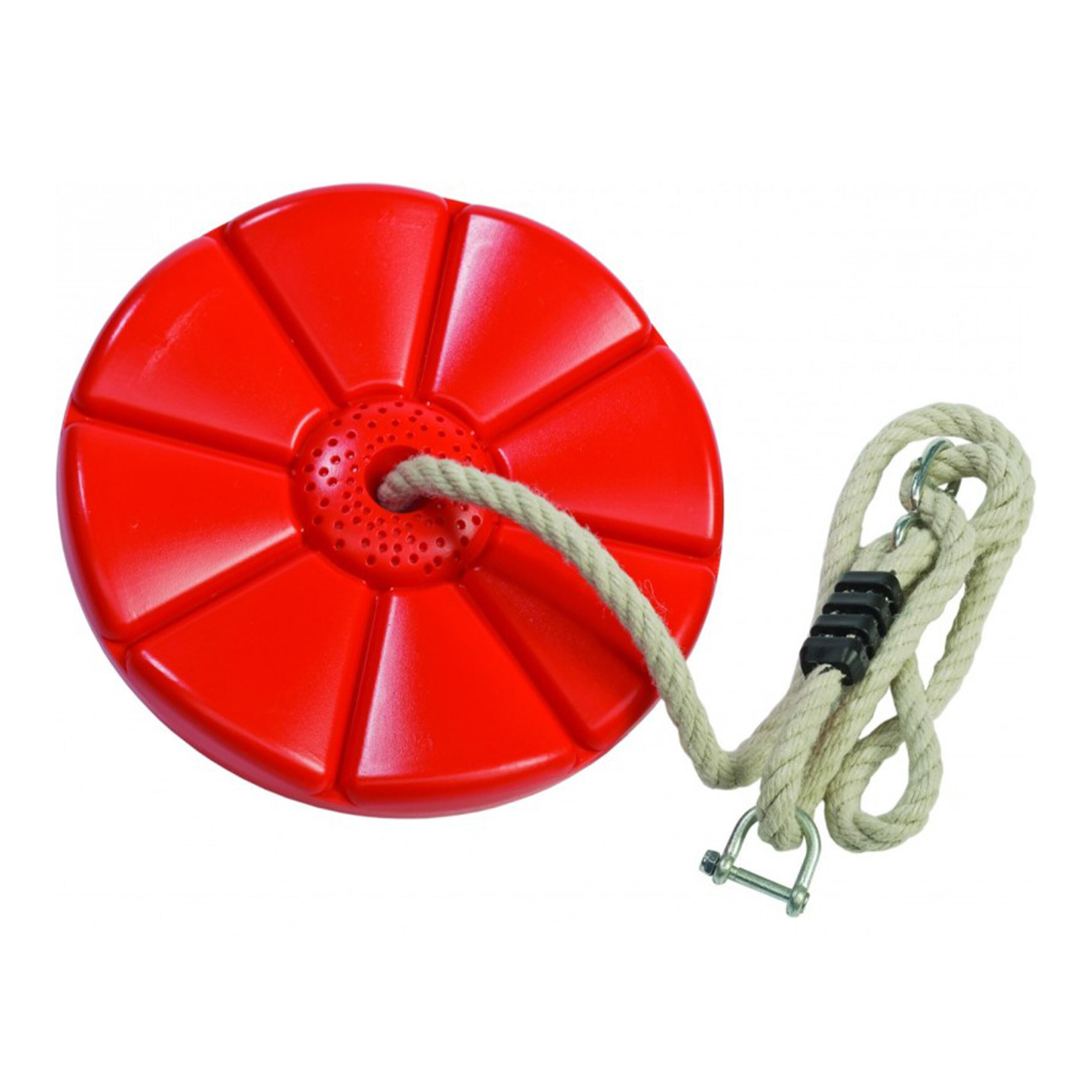 AXI Altalena a seggiolino rotonda in plastica rossa  - 27 cm 3/4