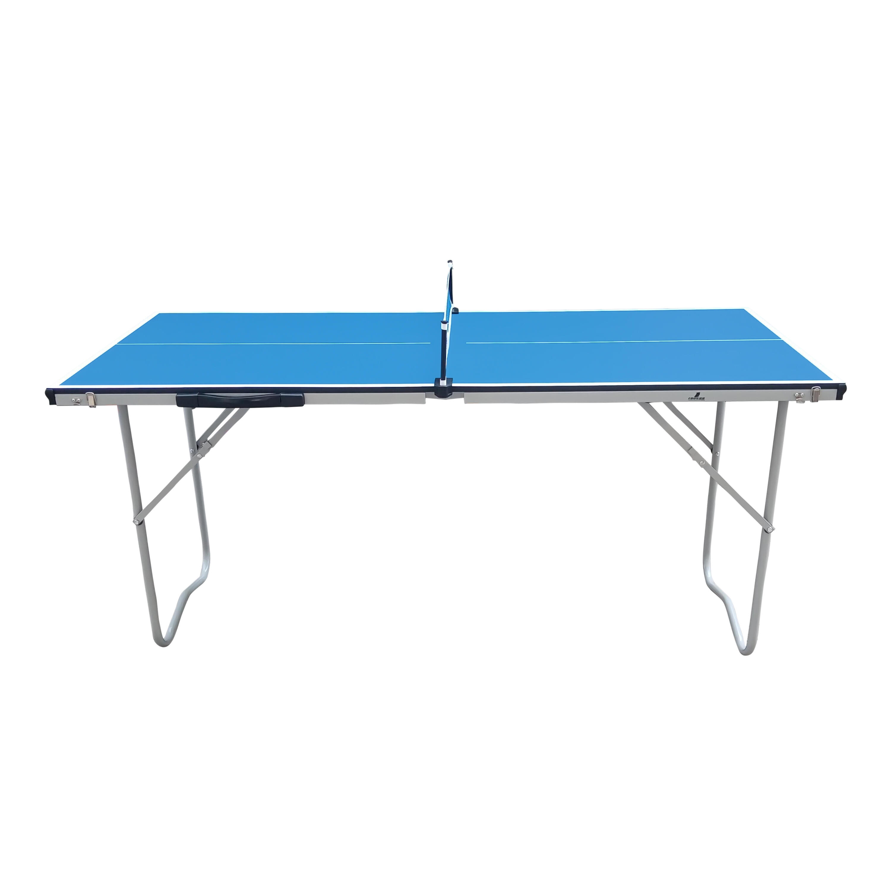 Cougar Mini 1500 Basic Tafeltennistafel Draagbare Opvouwbare Blauw 2/5