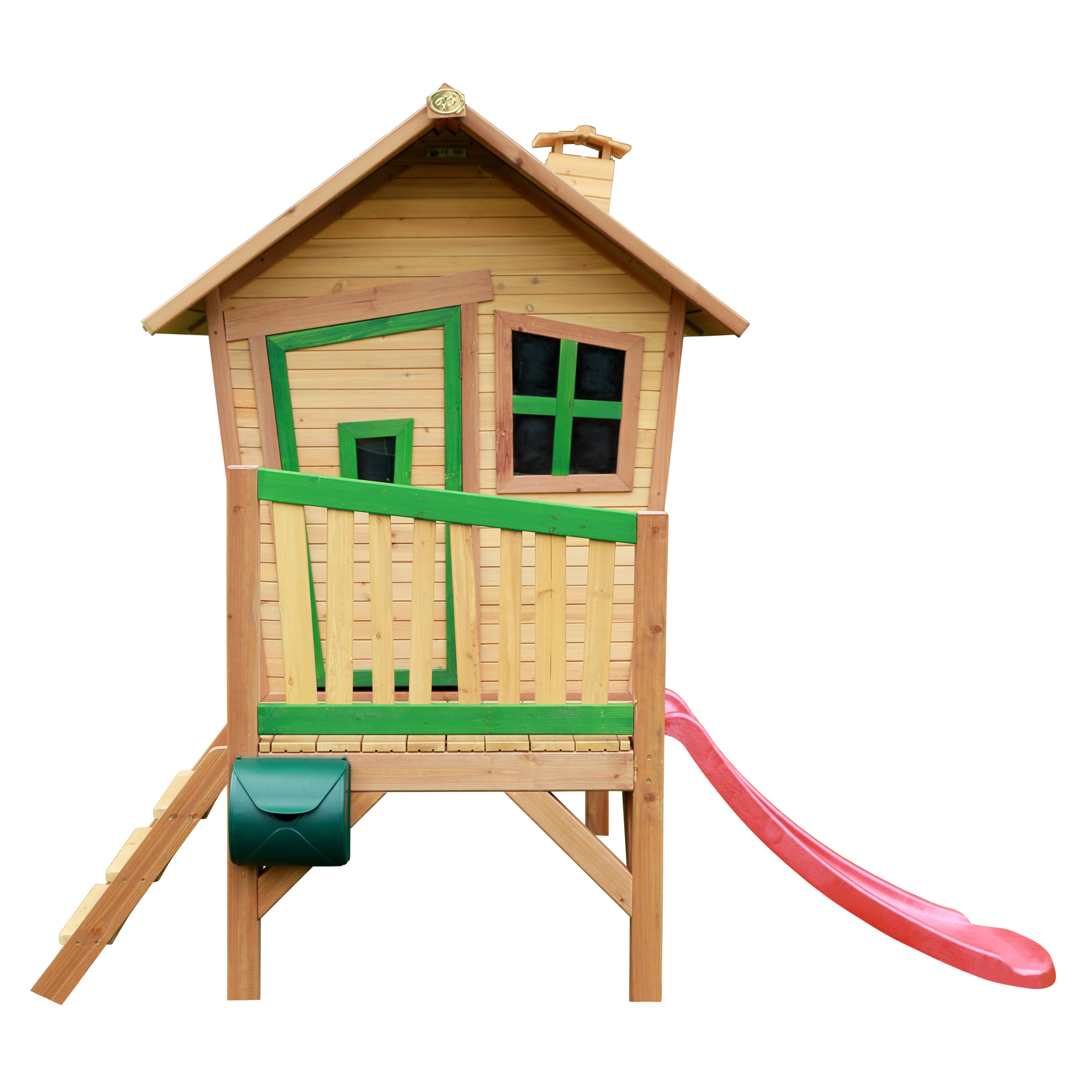 Domek dla dzieci AXI Robin ze zjeżdżalnią 2/7