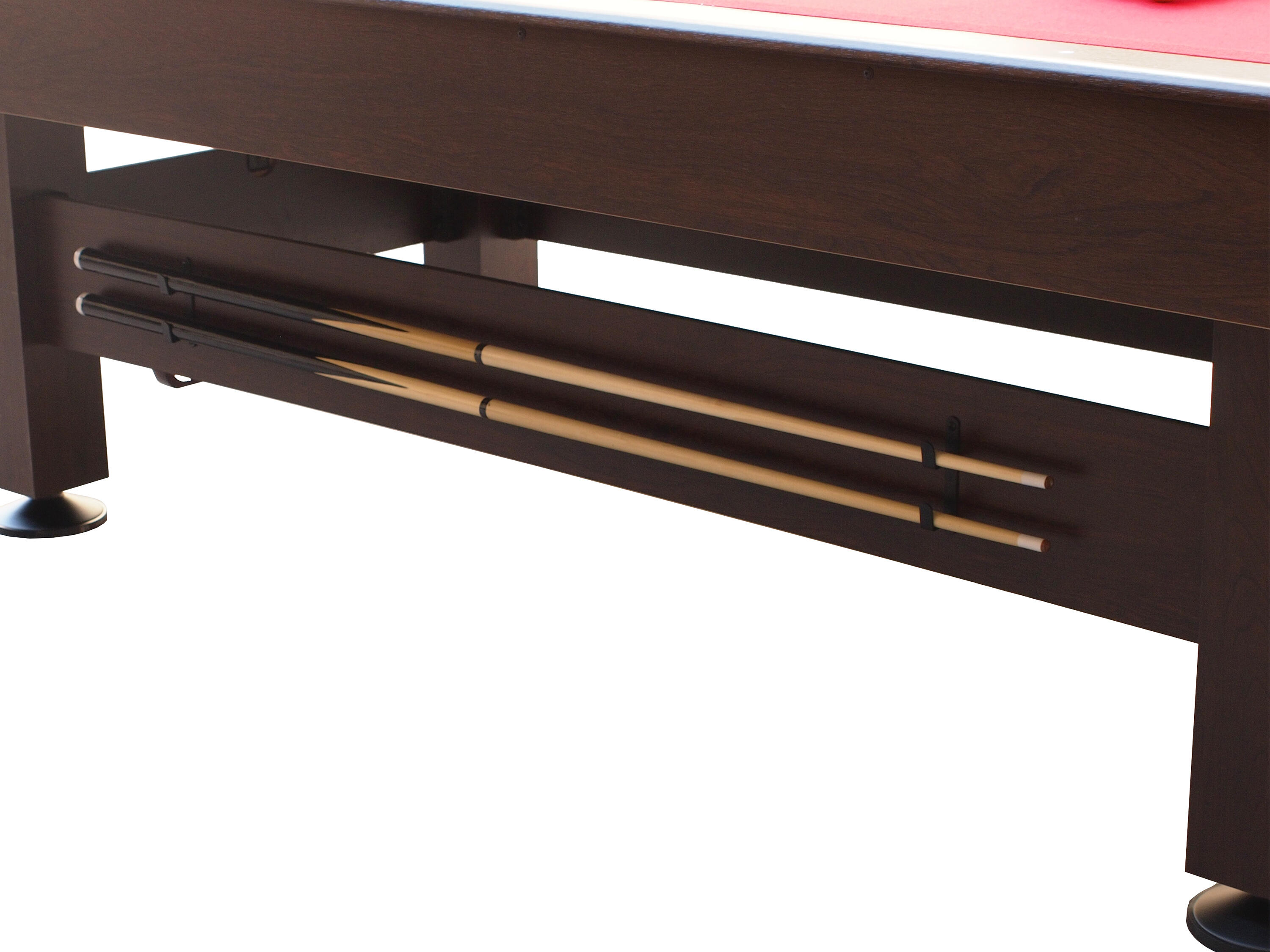 Cougar Saphir 6ft Pooltafel bruin/rood | Inclusief accessoires 4/7
