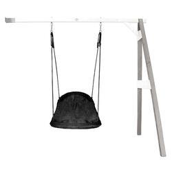 Portique mural Balançoire nid d'oiseau, Roxy, Blanche/Grise