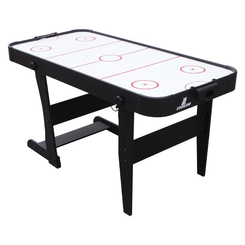 Cougar Air Hockey de Table Pliable Icing pour l'intérieur | Accessoires inclus