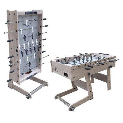 Babyfoot pliant, 2 balles & comptoir de points, Scorpion Kick, Marron