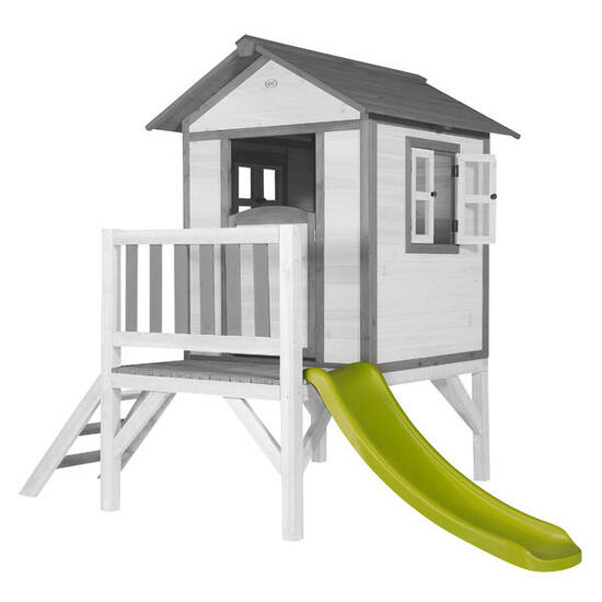 Domek dla dzieci AXI Beach Lodge XL, zjeżdżalnia, drewno FSC