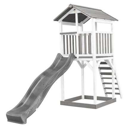 Plac zabaw AXI Beach Tower, zjeżdżalnia i piaskownica