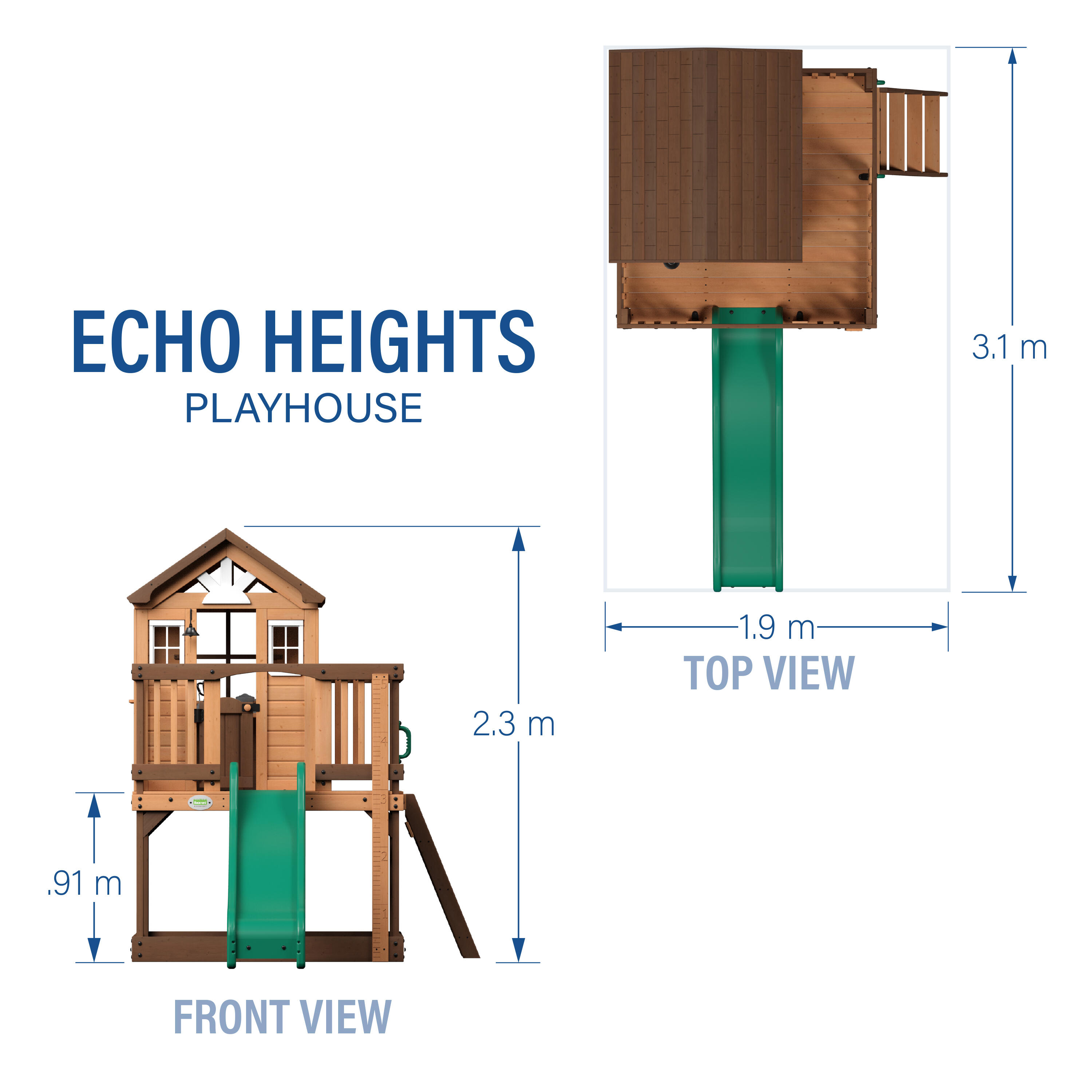 Maisonnette en bois Echo Heights 2/7