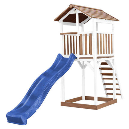 Plac zabaw AXI Beach Tower, zjeżdżalnia i piaskownica