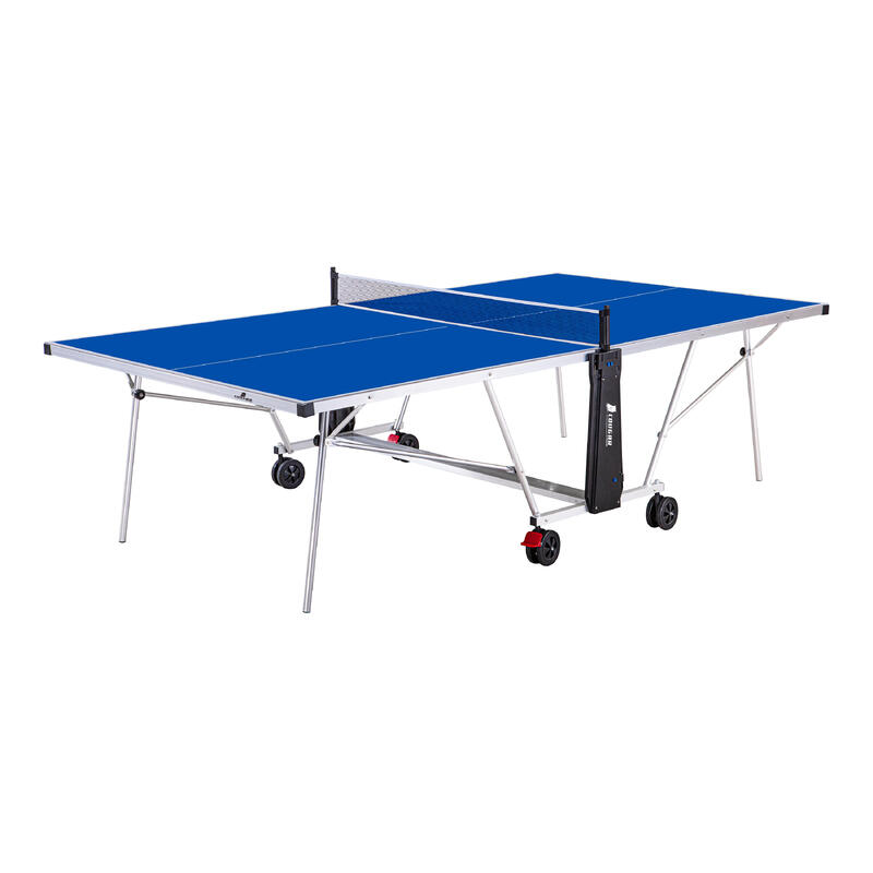 COUGAR Deluxe 2800 Table de Ping Pong Bleue, Pieds Réglables, Filet Inclus